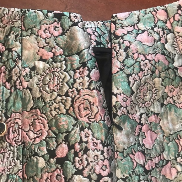 NWT Abbey Glass Jessica Brocade Short Skirt Medium - Picture 5 of 9